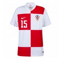 Kroatien Mario Pasalic #15 Fußballbekleidung Heimtrikot EM 2024 Kurzarm